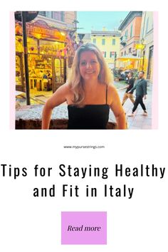 Woman in black dress smiling in an Italian street with colorful buildings. Traveling In Italy, Food And Fitness, Online Book Club, Healthy And Fit, Staying Active, Endless Opportunities, Take The Stairs, Sleep Meditation, Staying Fit