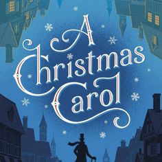 a christmas carol book cover with the title