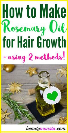 Learn how to make rosemary oil for hair growth in two ways! One method uses fresh rosemary for those who have access to it, and the other uses rosemary extract/essential oil. Also learn how to apply rosemary oil correctly for the best results. Rosemary oil is one of the best things you can make for … Benefits Of Rosemary Oil, Using Rosemary, Benefits Of Rosemary, Rosemary For Hair, Oil For Hair Growth, Hair Remedies For Growth