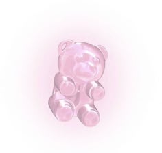 a pink teddy bear on a white background