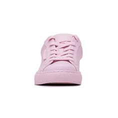 Material: Leather Platform Height: 20mm Molded Foam Topline and Padded Tongue for Extra Comfort Adjustable Cotton Laces Breathable Mesh Sock and Lining SKU: 3071001PPIN Mesh Socks, Into Fashion, Pink Sneakers, Sneaker Games, Platform Sneakers, Cotton Lace, Sneakers White, Pale Pink, To My Daughter