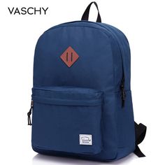 Brand Name: VASCHYMain Material: PolyesterTechnics: EmbossingGender: UnisexBackpacks Type: SoftbackCapacity: Below 20 LitreInterior: Interior Slot PocketInterior: Cell Phone PocketInterior: Interior Zipper PocketInterior: Interior Key Chain HolderInterior: Interior CompartmentInterior: Computer InterlayerHandle/Strap Type: Soft HandleItem Type: BackpacksDecoration: NONEClosure Type: zipperRain Cover: NoExterior: NONECarrying System: Air Cushion BeltModel Number: VABP016Lining Material: Polyester Backpack For School, Water Resistant Backpack, School Bookbags, Simple Backpack, Backpack For Teens, Lightweight Backpack, School Bags For Girls, School Books, Student Backpacks