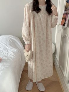 Wrap yourself in comfort and style with our Soft Floral Pink Pajama Dress Set. This charming ensemble is designed to elevate your bedtime routine with its combination of softness and sophistication. Crafted from luxurious fabric, the pajama dress offers a gentle embrace, ensuring a cozy and relaxing experience throughout the night. The delicate floral pattern adds a touch of elegance, making it perfect for lounging or enjoying a peaceful night's sleep. 100% Cotton Relax Fit (stretchy waistband) Breathable (great for all seasons) Machine Safe (gentle - cold setting, please hang dry when possible) Looking for more coziness? Shop our loungewear collection. Dress Pyjamas, Sleep Outfit, Pajamas Outfit, Dress Pajamas, Pajamas Dress, Pink Pajama Pants, Stylish Bedding, Sleeping Dress, Pink Pajama