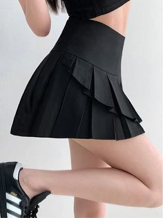 Soft aesthetic Mini skirt with pants Color: Pink, Black, Grey, White, Khaki Unit: CM Waist Length XS 60 30 S 64 31 M 68 32 L 72 43 * 1cm ≈ 0.3937 inchNote: There may be 2-3cm error due to manual measurement. If you need size help, please drop us a message, we'd love to help. Fitted Harajuku Mini Skort, Harajuku Mini Fitted Skort, Harajuku Style Fitted Pleated Mini Skirt, Gothic High-waist Mini Skirt, Black Fitted Harajuku Mini Skirt, Layered Mini Skirt, Suspender Dress, Goth Aesthetic, Casual Elegance