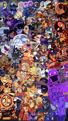 an image of many different cartoon characters