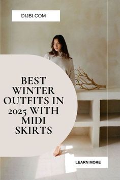 Midi Skirt Outfit, Trendy Outfits Winter