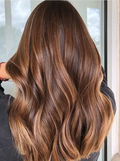 Honey Brown Hair, Winter Hair Color, Balayage Brunette, Brown Blonde Hair, Long Wavy Hair, Hair Color Balayage