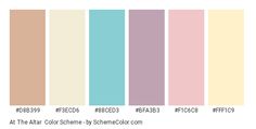 the color scheme for an all - in - one wallpaper with pastel colors