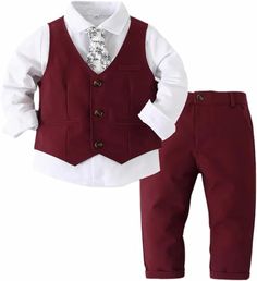 About this item Softness Beyond Compare: Made from premium cotton, this outfit caresses your child's skin, providing a gentle touch that he'll adore throughout the day. Durability Redefined: Moda By Athena takes pride in quality craftsmanship. This outfit guarantees durability, allowing your little gentleman to shine in festive elegance year after year. Long Sleeve Shirt: The set features a long sleeve shirt that exudes sophistication. Perfect for formal occasions, it adds a touch of charm to yo Formal Cotton Sets For Fall, Red Cotton Sets For Fall, Formal Cotton Long Sleeve Set, Formal Long Sleeve Cotton Set, Red Cotton Fall Season Set, Fitted Cotton Christmas Sets, Boy Christmas Outfit, Toddler Boys Christmas Outfits, Kids Christmas Outfits Boys