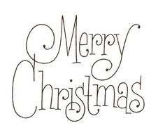 the words merry christmas written in black ink