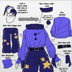 Moondrop Outfit Ideas, Moondrop Outfit, Sundrop And Moondrop Cosplay, Fnaf Security Breach Cosplay, Cosplay Outfit Ideas, Moondrop Cosplay, Closet Cosplay Ideas