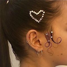 Hair Rhinestone, Activities Ideas, Hair Stylies, Penteado Cabelo Curto, Mind And Soul, Activity Ideas, Dream Hair, Cute Makeup