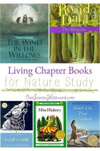 the cover of living charter books for nature study