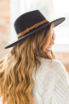 We love a good hat, and our new Tandee Wide Brim Panama Hat does not disappoint! Available in a variety of colors our hat has a wide brim and comfortable shape for the crown, making it a pretty good fit for everyone! It features a fun swede strap with a tassel and an easy buckle that you can slide on and off. Rock it with your favorite sweaters and booties all season long! Fabric: 65% Cotton, 35% Polyester Adjustable band on the inside for the perfect fit Hat Outfit Spring, Wide Brim Hat Outfit, Maine Fashion, Brim Hat Outfit, Popular Hats, Beauty Pics, Nashville Outfits, Single Woman, Trendy Hat