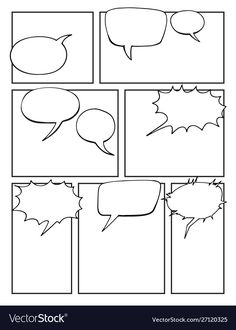 comic book page with speech bubbles