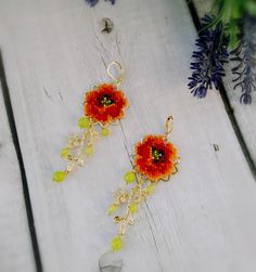 Ethnic style beaded mosaic earrings Long chandelier earrings | Etsy Mosaic Earrings, Long Chandelier, Square Stitch, Bead Loom Pattern, Beading Patterns Free, Bead Charms Diy, Loom Pattern, Earrings Diy, Floral Jewelry