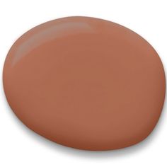 a close up view of the top of a round, matte brown paint bottle