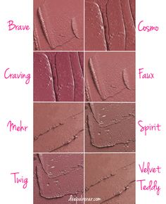 Mac Mauve Lipstick Shades, Best Mauve Lipstick, Mac Craving Lipstick, Mac Spirit Lipstick, Maroon Matte Lipstick, Mauve Colors, Pink Lipstick Shades, Fall Lip Color, Mauve Lipstick