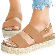 I Have Very Wide Width Feet & Could Not Wear These Or Even Get Them On So They’re More Of A Regular Width..So If You Have A Regular Size Or Slender Foot These Will Fit! Never Been Worn Shoes. Questions? Leave A Comment Below! Casual Slingback Wedge Sandals For Beach, Spring Beach Platform Slingback Sandals, Summer Platform Slingback Sandals For Vacation, Platform Slingback Sandals For Summer Beach, Trendy Slingback Sandals For Beach Season, Brown Synthetic Slingback Sandals For Beach, Closed Toe Platform Slingback Sandals For Beach, Beach Slingback Sandals In Brown, Beige Platform Slingback Sandals For Beach