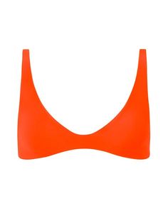 Buy Rust Scoop Bikini Top | The Best Minimalist Swimwear, Luxury Fabrics Seamless Scoop Neck Sleek Swimwear, Sleek Scoop Neck Swimwear, Solid Color Second-skin Swimwear With Scoop Back, Second-skin Solid Swimwear With Scoop Back, Minimalist Swimwear, Bra-friendly Scoop Neck Swimwear, Swimwear Luxury, Scoop Top, High Neck One Piece