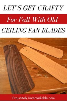 three wooden cutting boards with text that reads, let's get crafty for fall with