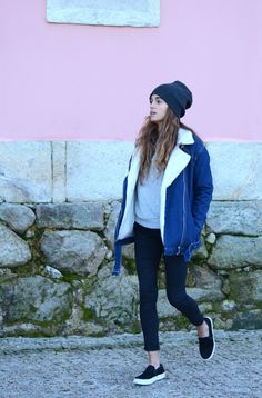 denim jacket for winter | stellawantstodie Rock Outfit, Outfit Jeans, Look Fashion, Casual Style, Chic Style