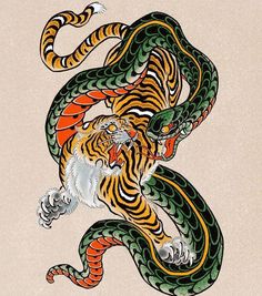 Japanese Tiger Art, Traditional Japanese Tattoo Flash, Japanese Tiger Tattoo, Tiger Sketch, Traditional Tattoo Flash Art, Japanese Tiger, Japan Tattoo Design, Japanese Drawings, Traditional Japanese Tattoos