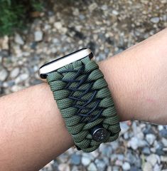 "FREE USPS PRIORITY MAIL SHIPPING FOR DOMESTIC US ORDERS (Includes U.S. Military APO/FPO Address Overseas) Thank you for visiting our shop \"Cording 2U\". A veteran owned business. Handcrafted Paracord wearables customized \"According To You\". Handcrafted with 100% Nylon Paracord \"MADE IN USA\" Our Products include: 🔹Custom handcrafted watch bands according to your wrist size, style, and color of choice. If you don't see it in our page yet, please contact us and we can discuss your options. ? Adjustable Durable Green Watch Bands, Handmade Adjustable Green Watch Bands, Handmade Green Watch Bands For Everyday Use, Customizable Adjustable Apple Watch Band For Outdoor, Adjustable Customizable Green Watch Bands, Green Adjustable Customizable Watch Bands, Adjustable Green Apple Watch Band For Everyday Use, Adjustable Green Apple Watch Band, Paracord Watch