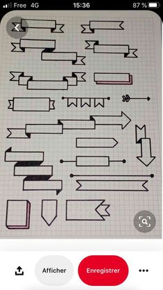 an image of some type of electrical symbols on a sheet of paper with the caption below it