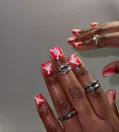 Overlay Nail Designs, Cute Overlay Nails, Short Overlay Nails, Acrylic Overlay Nails, Gel Overlay Nails, Acrylic Overlay, Super Cute Nails, Nail Drawing