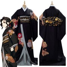 Kimono Dress Outfit, Anime Dresses, Kibutsuji Muzan, Outfit Suit, Fashion Sketches Dresses, Anime Cosplay Costumes, Anime Inspired Outfits