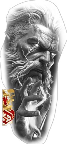 Snow Tattoo, Zeus God, Zeus Tattoo, Last Kingdom, Greek Mythology Tattoos, Japanese Dragon Tattoos, Angel Wings Tattoo, Norse Tattoo, Viking Culture