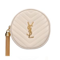 Msrp: 1200 New Saint Laurent Ysl Belt Bag Soft Cream ~Sold Out In Stores Part Of Saint Laurent's Aw23 Collection, The Mini Bag Is Luxuriously Crafted In Italy From Smooth Leather And Boasts A Signature Ysl Monogram Plaque At The Front. Name Is " Vinyle " But Note This Is Not Vinyl ( Note The Spelling) It Is Butter Soft Leather. 100% Authentic. It Features An Adjustable Shoulder And Belt Strap, Offering Multiple Carrying Options, Including Crossbody And Belt. Convertible, Adjustable Strap With Cu Ysl Loulou Bag Cream, Ysl Belt Bag, Ysl Cream Bag, Saint Laurent Vinyle Round Camera Bag, Saint Laurent Vanity Bag, Baby Belt, Ysl Tassel Bag, Ysl Monogram Chain Wallet, Ysl Crossbody Bag