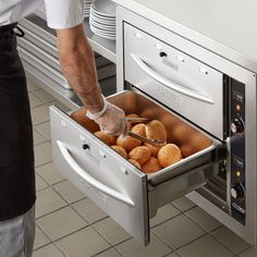 Keep your most popular sides and entrees hot and ready to serve with the ServIt WDSBI-1 single built-in drawer warmer! This warmer features 450 watts of heating power and one drawer that accommodates a full size 12" x 20" x 6" food pan that you can fill to the brim with a variety of hot foods. There are also pan supports to accommodate different compatible sizes of food pans in this warmer. The durable, full stainless steel construction makes sure that this drawer warmer will stand up to frequen Bread Warmer, Kitchen Elements, Online Restaurant, Fiberglass Insulation, Food Warmer, Hotel Supplies, Restaurant Supplies, Serving Food, Hot Meals