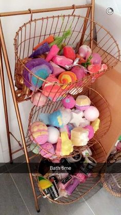 Bath bomb storage Aesthetic Bath Products, Zoe Sugg Aesthetic, Bath Items, Makeup Storage Organization, Pinterest Design, Beauty Storage