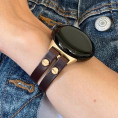 Dark Brown Italian Leather Bracelet Compatible With: Google Pixel Watch | Google Pixel Watch 2 P R O D U C T ∙ D E S C R I P T I O N ∙ Brown Italian Genuine Leather Bracelet For Google Pixel Watch ∙ Adjustable Size Bracelet Perfectly Tailored for Your Wrist ∙ Designed And Handmade by Simeon D Jewelry Studio ∙ Please Measure Your Wrist Before Submitting Your Order ∙ Not For Other Models. Google Pixel Watch Is NOT Included M O R E ∙ F R O M ∙ U S https://www.etsy.com/shop/SimeonDJewelry A B O U T Adjustable Leather Strap Watch Accessories, Brown Leather Strap For Watch Accessories, Gold Watch With Adjustable Leather Strap, Gold Watch Accessories With Wrist Strap For Everyday Use, Leather Bracelet Women, Google Pixel Watch, Pixel Watch, Genuine Leather Bracelet, Bracelet Women