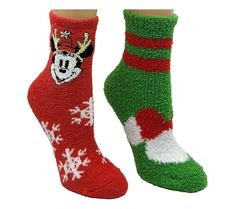 Add a touch of Disney magic to your holiday wardrobe with these cozy Mickey and Minnie crew socks. Perfect for gifting, each pair features festive Christmas designs and a holiday to/from tag on the front. From Disney. Disney Christmas Socks, Holiday Wardrobe, Christmas Designs, Disney Mickey, Festive Christmas, Disney Magic, Crew Socks, Fashion Accessories, Socks