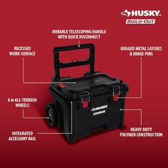 the features of a husky tool box