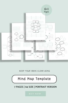 ✨ Elevate your planning and creativity with our Mind Map Template. Click "Add to Cart" and start turning your ideas into action! 💭💡

Get organized and inspired! 🌟📌

***BUNDLE INCLUDES***
- 6 + 1 EXTRA Mind Map Printable Templates
- Portrait orientation
- 210mm x 297 mm
- You can use the templates over and over again
- Print and you can enjoy your mind map to ease you brainstorm an ideas.