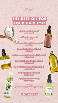 Different Types Of Oils For Hair, Best Ingredients For Hair, Oil Routine For Hair, Best Oils For Scalp, Healthy Hair Oils, Hair Oil Chart, Best Oil For Frizzy Hair, Types Of Oils For Hair, Different Hair Oils And Their Benefits