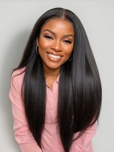 Wig Collection, Yaki Hair, Straight Weave Hairstyles, Hair Solutions, Lace Closure Wig, Long Wigs, Brazilian Human Hair, Real Human Hair, Straight Wig