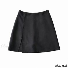 Olivia Mark - Flared Bottom Skirt with High Waistband and Alluring Design Short Wrap Skirt, Wrap Dress Short, High Rise Skirt, Long Kaftan, Flowy Design, Wrap Around Skirt, Half Skirt, High Waisted Flares, Party Dress Long