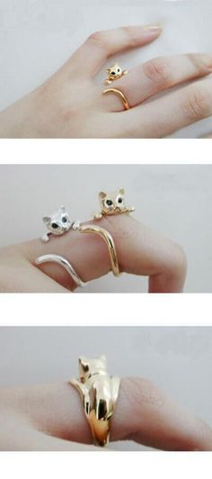 Dainty Cat Ring 925 Sterling Silver Cute Cat Ring For Women Minimalist Ring For Her Girls, Kids, Mum, Best Friend, Gift Christmas Day Gifts Ring Details:  Metal: 925 Sterling Silver Purity: 92.5% Stamp: 925 Stone:  Cubic Zircon Band width 1.5 mm Band Finish: Silver, Gold Vermeil, Rose Gold Vermeil Vintage Handmade Ring Handmade Crafting bohemian Ring - This style has bohemian style . it will look beautiful when you wear it .. Thanks for visiting our shop ... favorite our shop for daily updates . Cat Ring, Cat Jewelry, Cute Rings, Bijoux Diy, Blue Rings, Pretty Jewellery, Cute Jewelry, Gold And Silver, Shinee