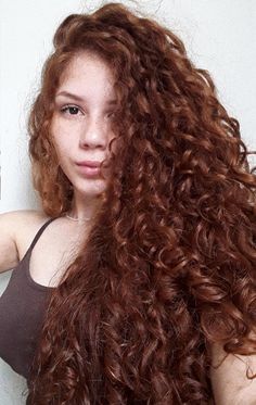 Curly Dark Ginger Hair, Dark Redhead Hair, Dark Ginger Curly Hair, Auburn Curly Hair, Curly Auburn Hair, Redhead Hair Color, Dark Ginger Hair, Long Layered Curly Hair