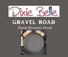 the logo for dixie bell gravel road chalk paint