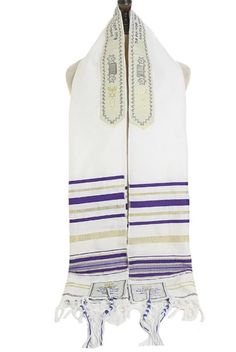 Lutoris Messianic Tallit Prayer Shawl by Bethlehem Gifts HolyLand Market Messianic Shawl Tallit The Messiah Tallit F3MD OOTDTY   These have been individually prayed over and anointed with olive oil. It's not just an ordinary prayer shawl you will receive but one that has been blessed.  Features: brand new and high quality Prayer shawl - new covenant christian sign messianic seal prayer shawl hebrew.  Spiritual gift for your love - this is a gift given from the heart and will touch the heart of t New Covenant, Christian Signs, The Messiah, Prayer Shawl, Spiritual Enlightenment, For Your Love, Spiritual Connection, Morning Prayers, Spiritual Gifts