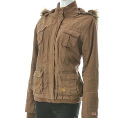 Khujo Women's Cargo Parka Jacket Faux Fur Hooded Pure Cotton Size XL Brown

#Khujo #Women's #Cargo #Parka #Jacket #FauxFur #Hooded #PureCotton #SizeXL #Brown Brown Parka With Pockets For Winter, Winter Brown Parka With Pockets, Casual Brown Parka For Cold Weather, Hooded Outerwear With Faux Fur Lining For Outdoor, Outdoor Hooded Jacket With Faux Fur Trim, Casual Brown Winter Parka, Casual Brown Outerwear With Detachable Hood, Brown Parka With Adjustable Hood For Cold Weather, Urban Style Brown Winter Hooded Jacket