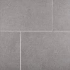 a gray tile wall with no one in it