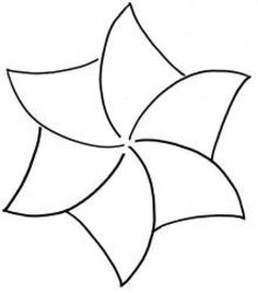 the four pointed petals are arranged together