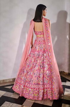 Aneesh Agarwaal, Colorful Lehenga, India Outfits, Mirror Lehenga, Bridal Vibes, Indian Fits, Desi Fits, Mehndi Night, Indian Designs